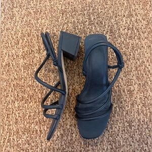 H&M Elegant Black Strappy Women's Sandals